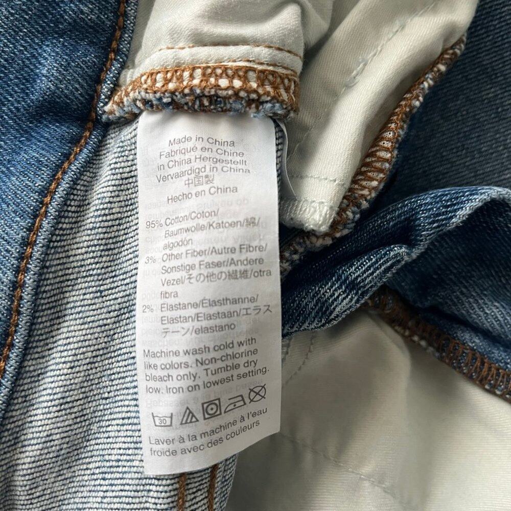 Madewell Women's 9" Mid-rise Light Wash Skinny Jeans Size 27 Style MB331 - Picture 13 of 14